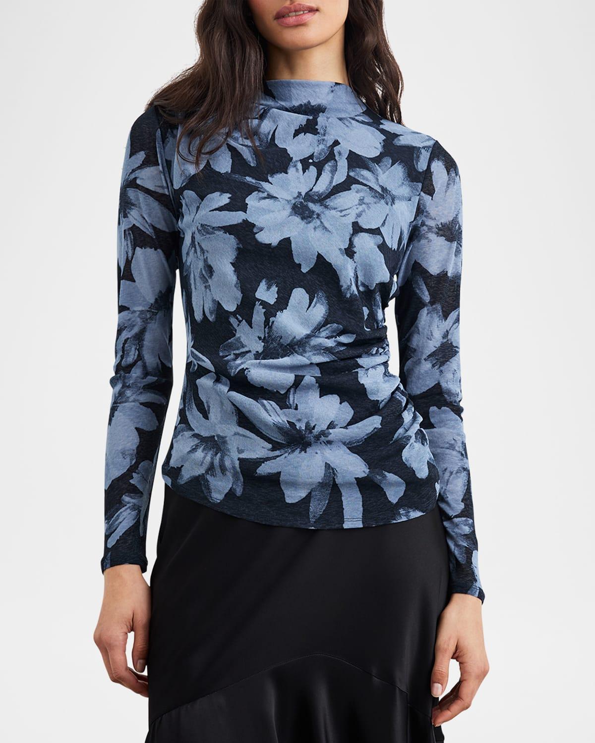 joelle mock-neck top