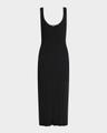 joely ribbed v-neck sleeveless dress