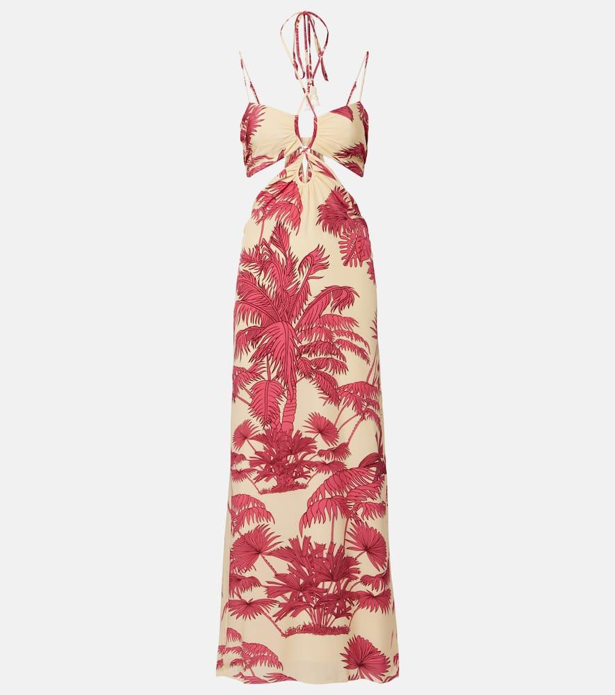 johanna ortiz andalusian rhythms printed silk maxi dress