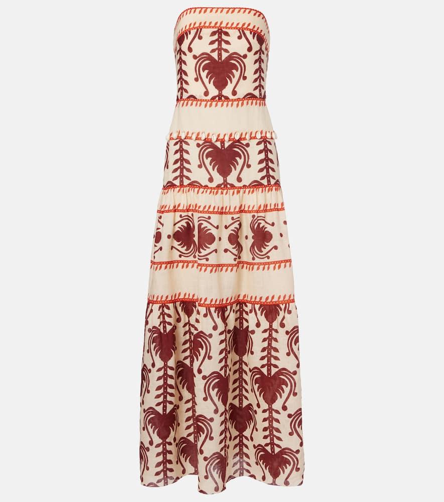 johanna ortiz another chance printed linen maxi dress
