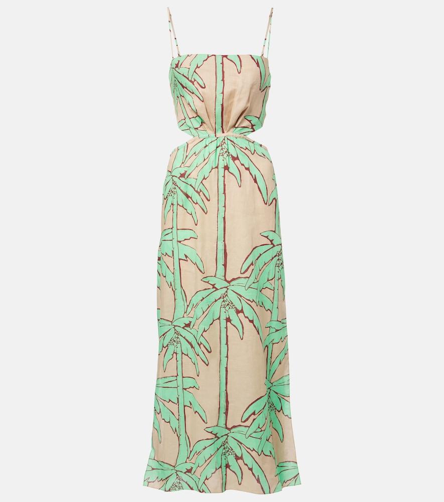 johanna ortiz beach harmony linen maxi dress