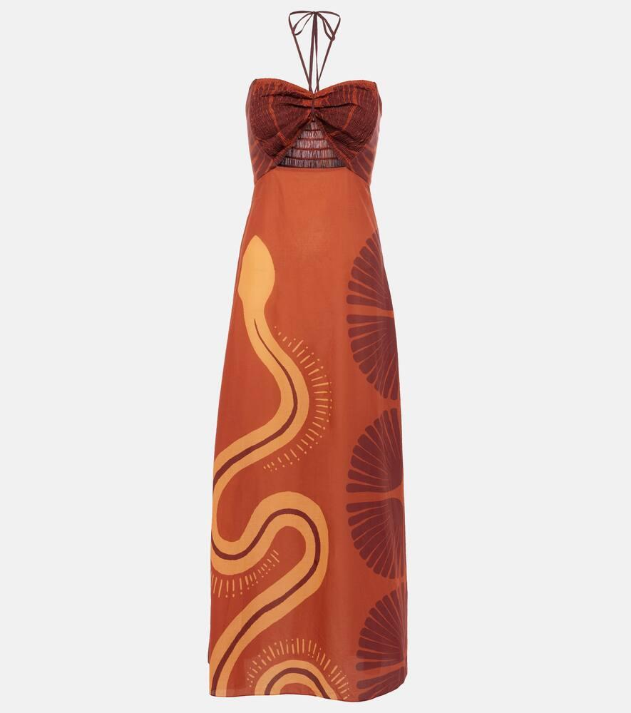 johanna ortiz cotton maxi dress