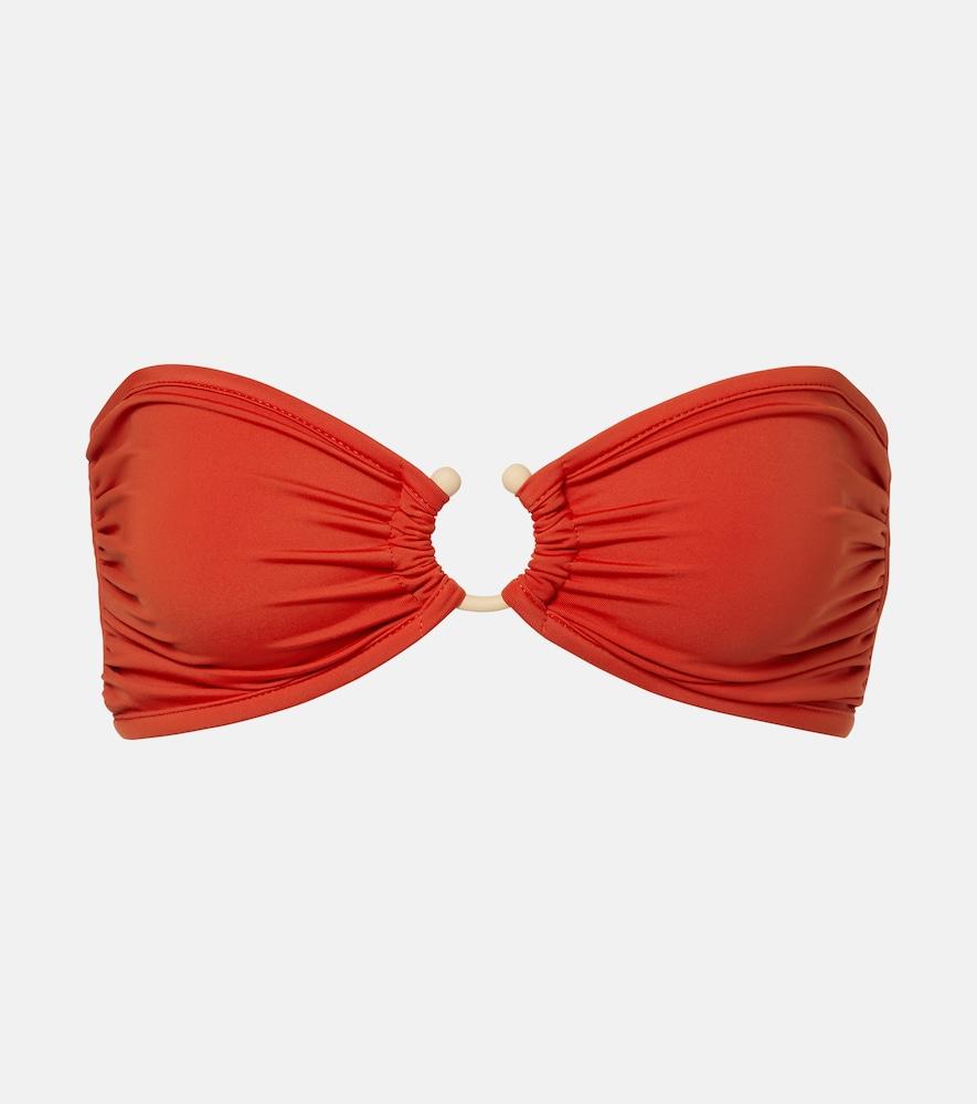 johanna ortiz gathered bikini top