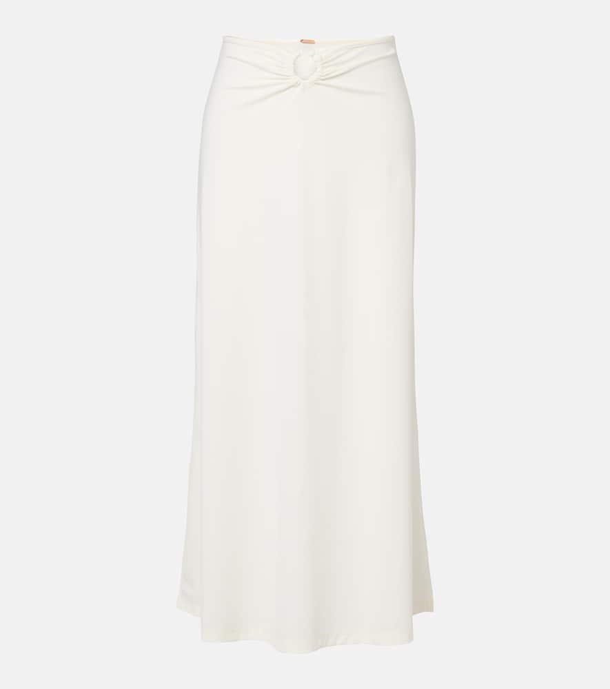 johanna ortiz gathered midi skirt