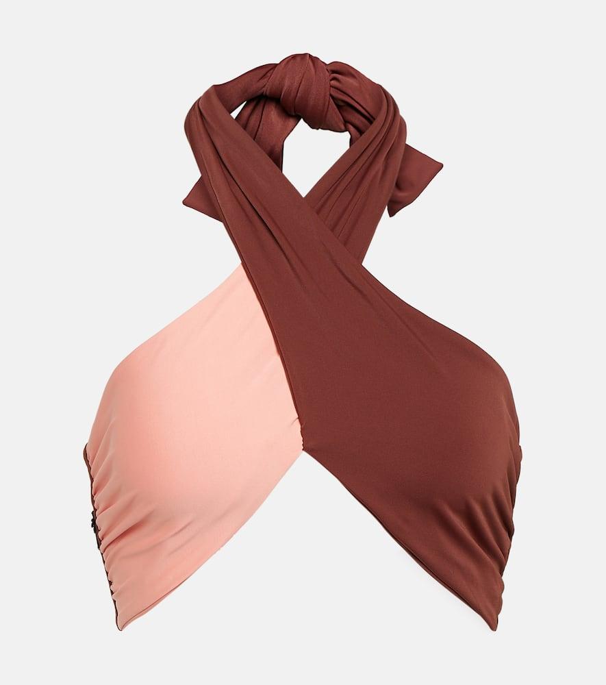 johanna ortiz halterneck bikini top