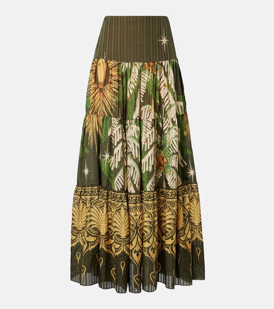 johanna ortiz jacquard maxi skirt