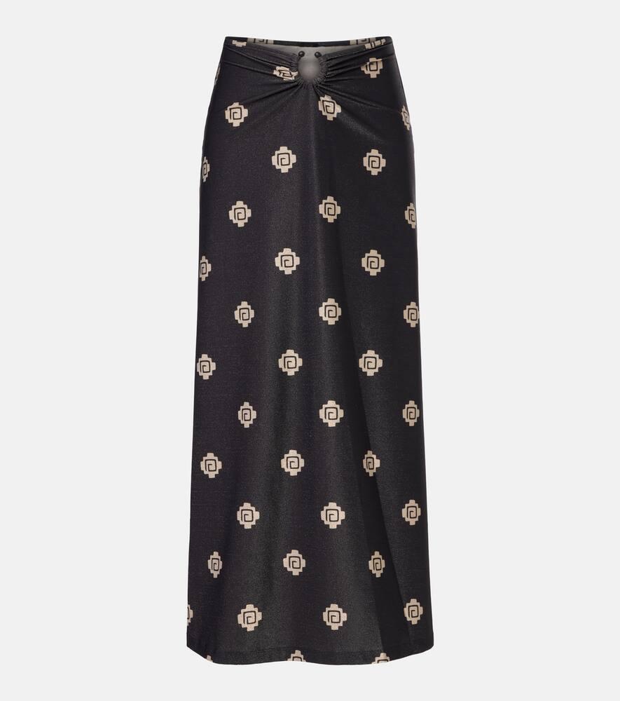 johanna ortiz keel gathered maxi skirt