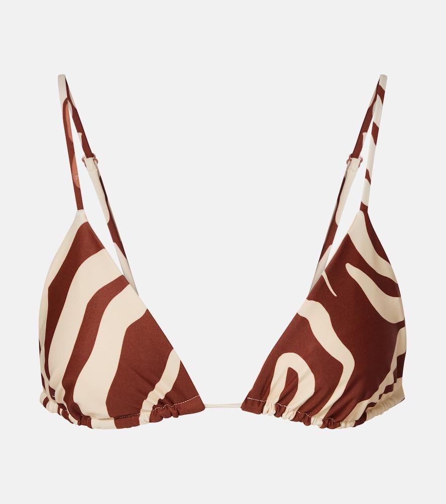 johanna ortiz konibo printed bikini top