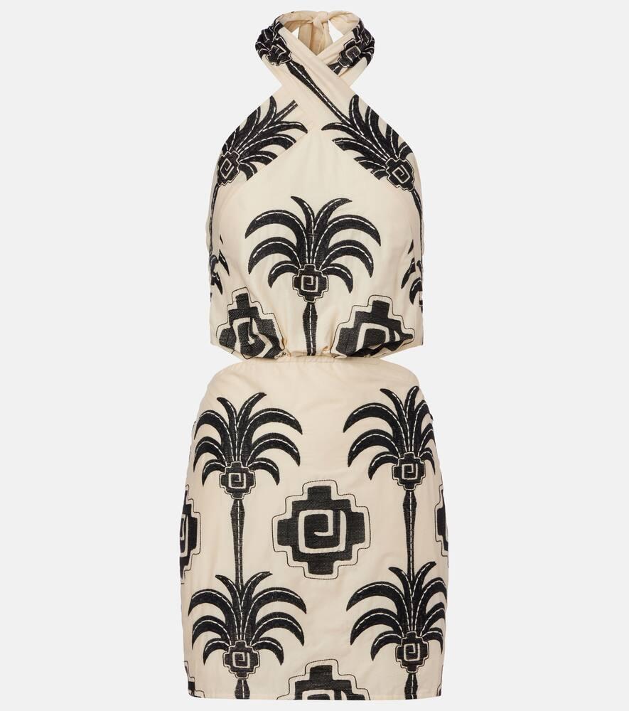 johanna ortiz pintaderas embroidered minidress