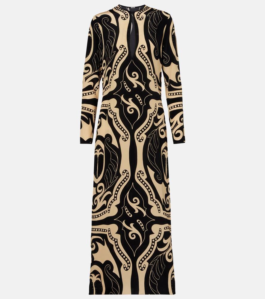 johanna ortiz printed silk maxi dress