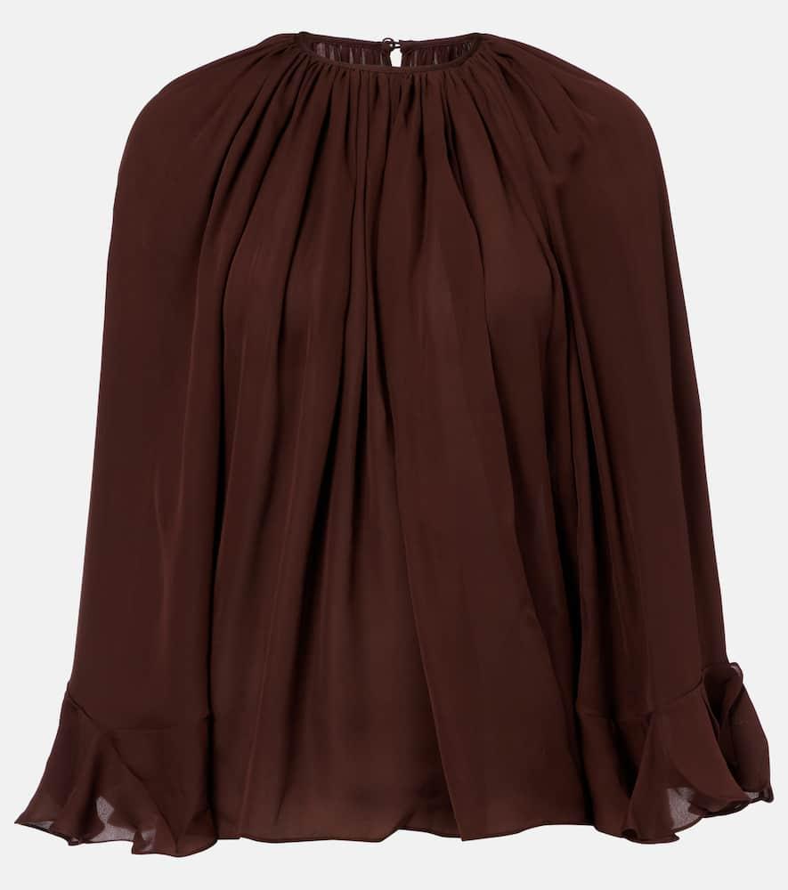 johanna ortiz silk georgette blouse