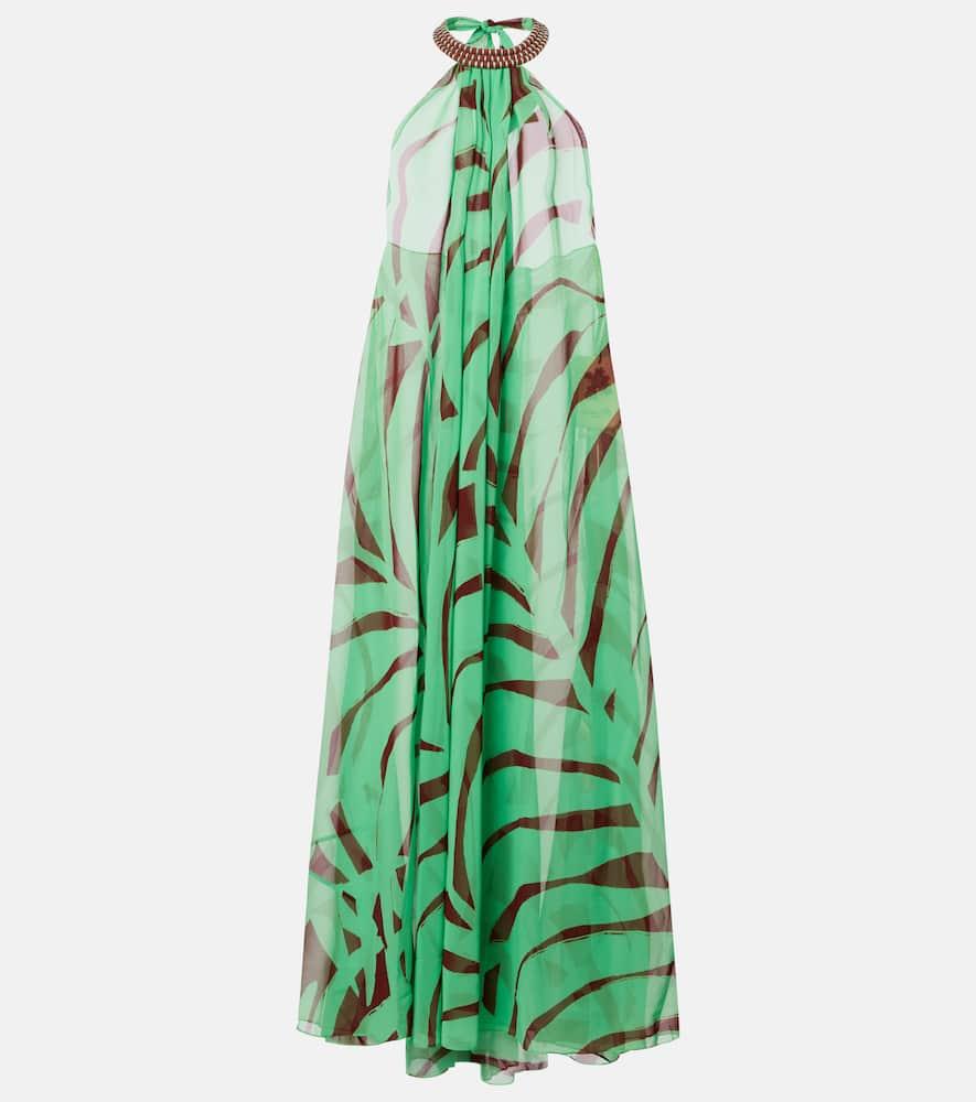 johanna ortiz tactile winds georgette maxi dress