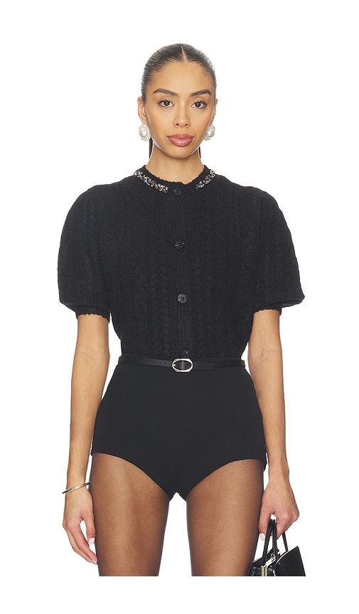 john & jenn by line maxwell cardigan in black.