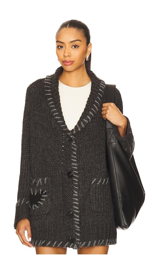 john & jenn by line tripp cardigan in grey.