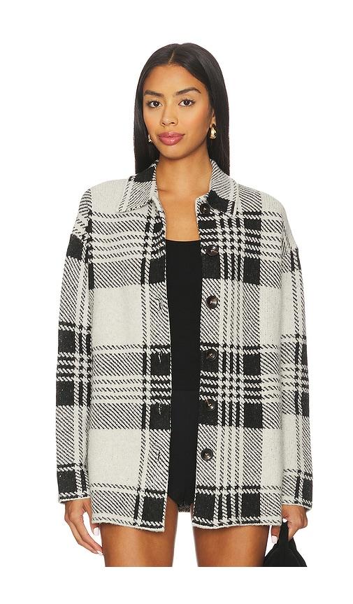 john & jenn by line woodley cardigan in cream.