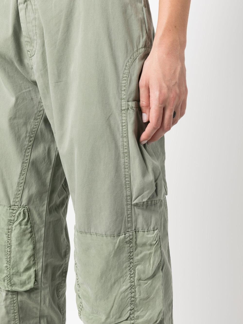 john elliott pre trousers green outer: cotton lining: cupro - women
