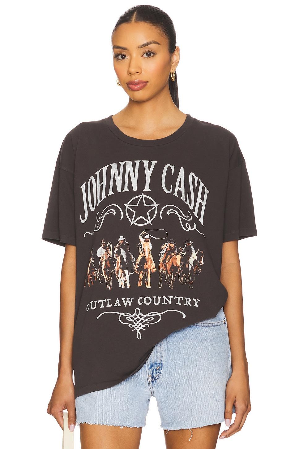 johnny cash outlaw country merch tee
