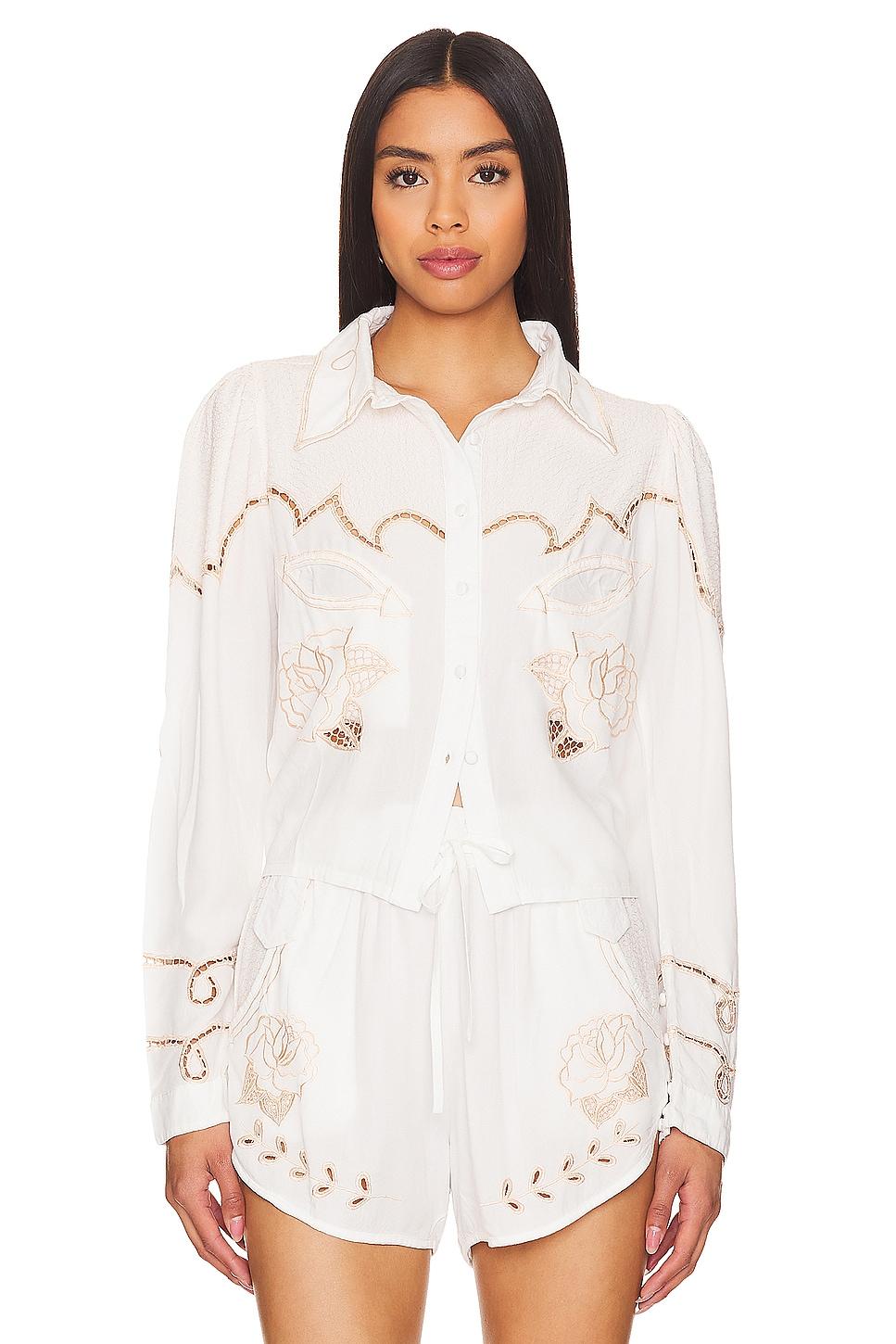 jolene buttondown top