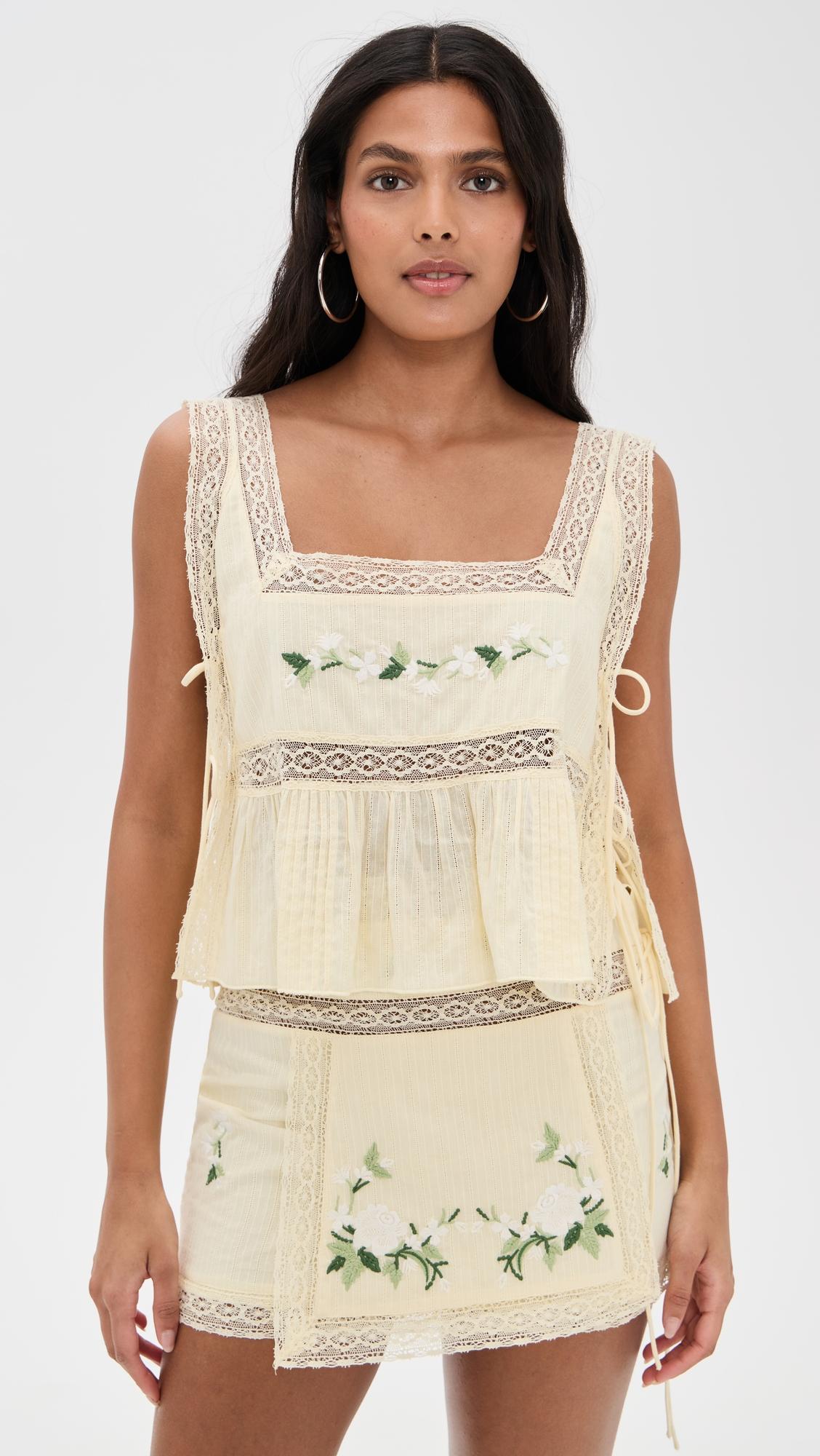 jolene embroidered top