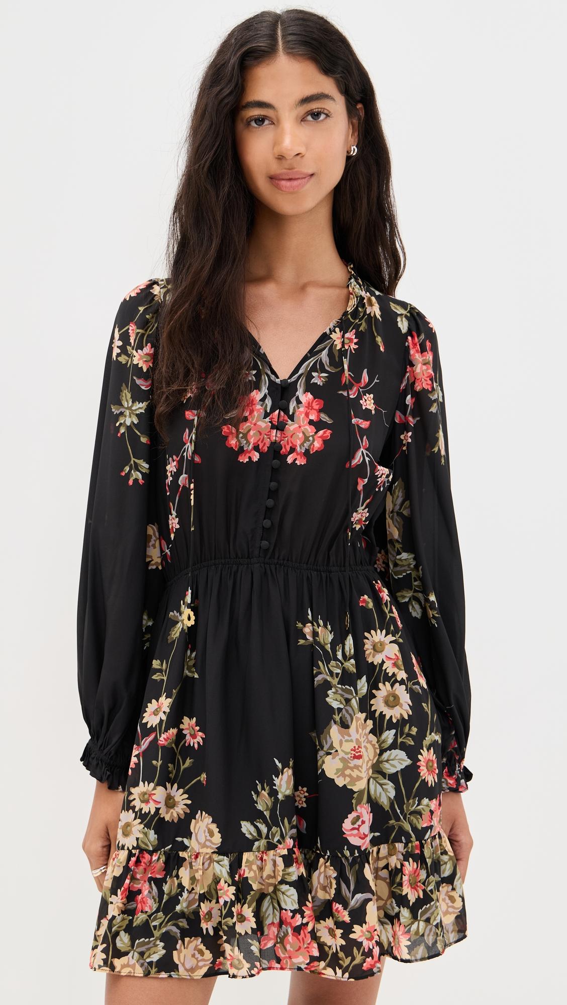 jolie long sleeve mini dress