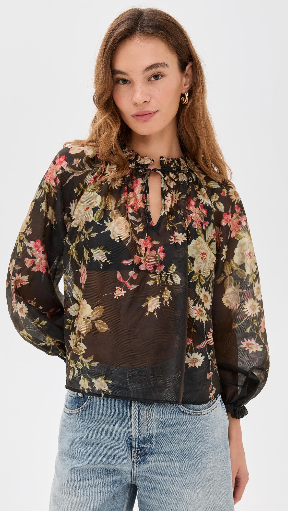 jolie print top