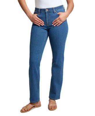 jones new york womens lexington mid rise straight leg denim jeans 2p 16