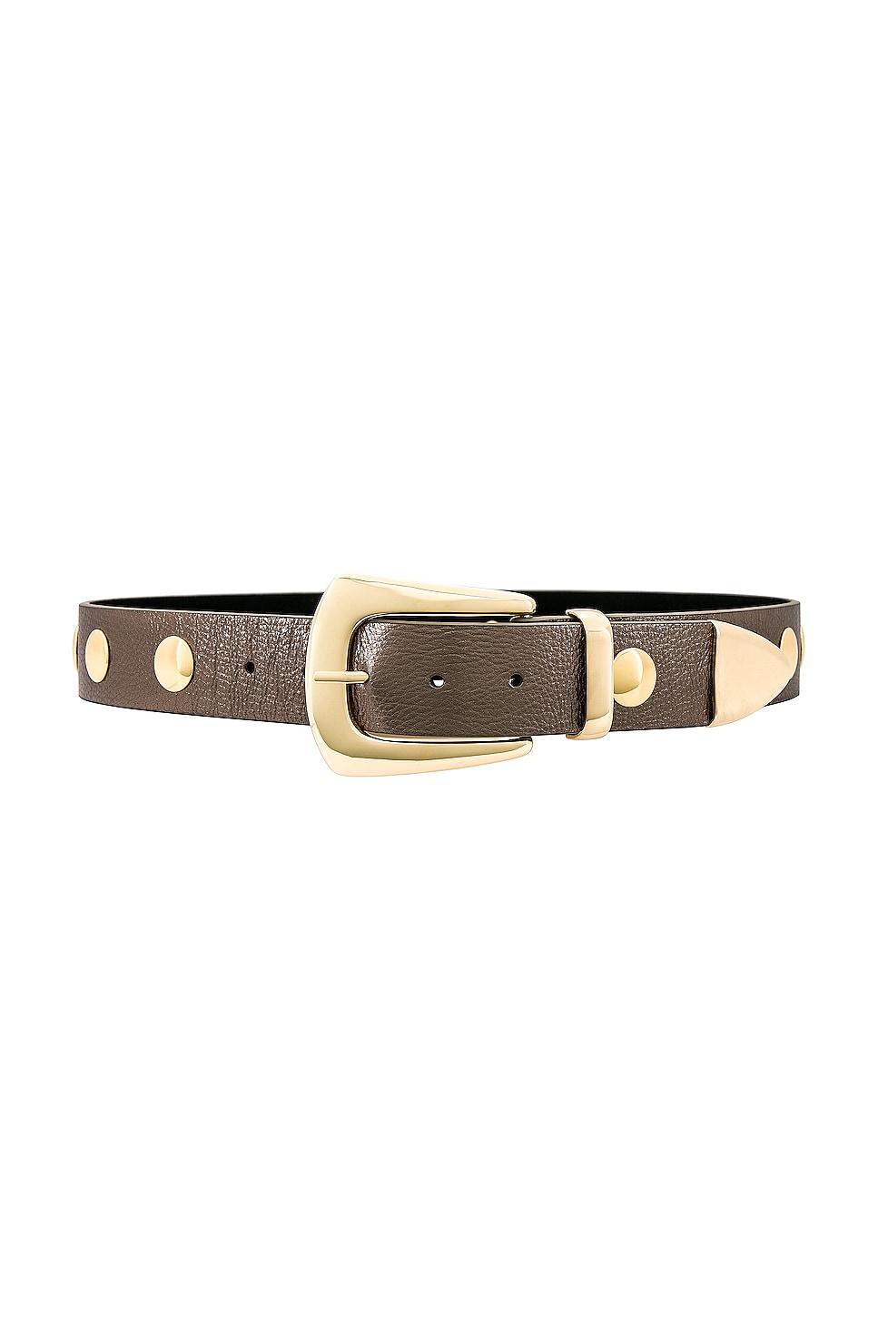 jordana mini moto metallic belt