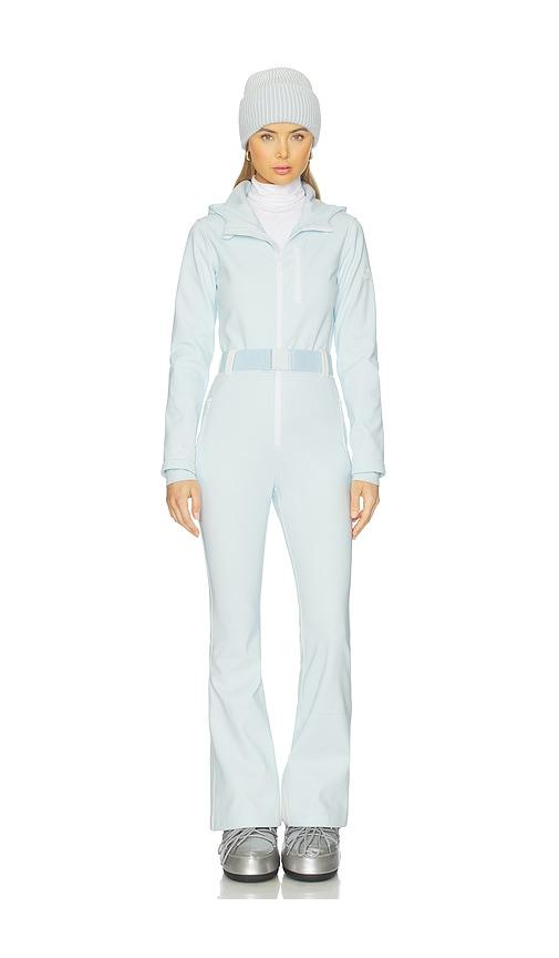 jorde minka suit in baby blue.