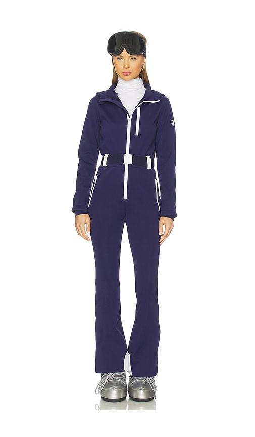 jorde minka suit in navy.