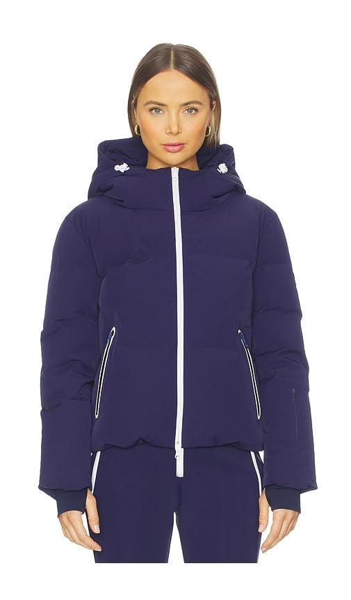 jorde poppy jacket in navy.