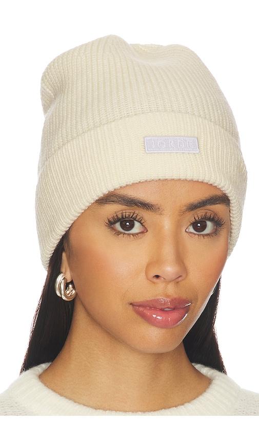 jorde tommy hat in ivory.