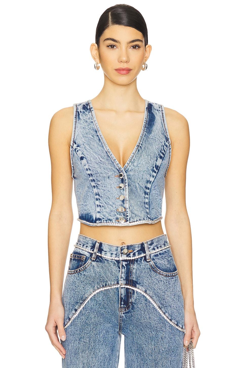 jordi denim vest