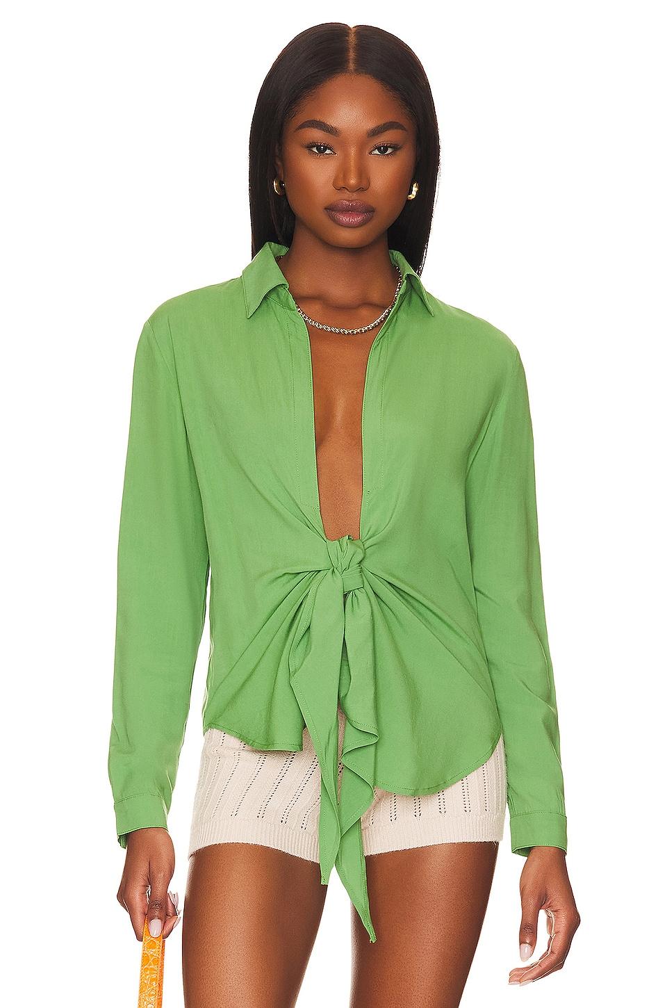 jordyn tie front top