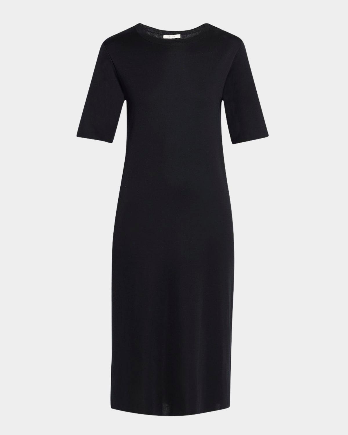 jorgina short-sleeve silk t-shirt dress