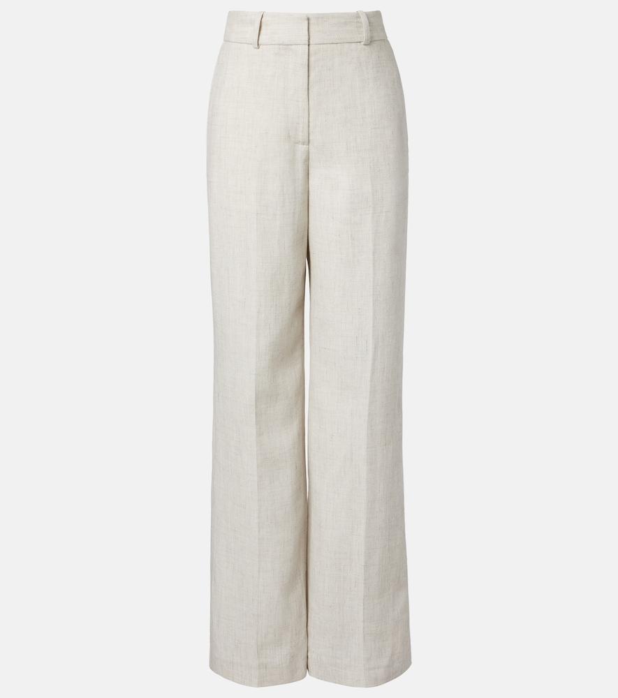 joseph arven linen and cotton straight pants