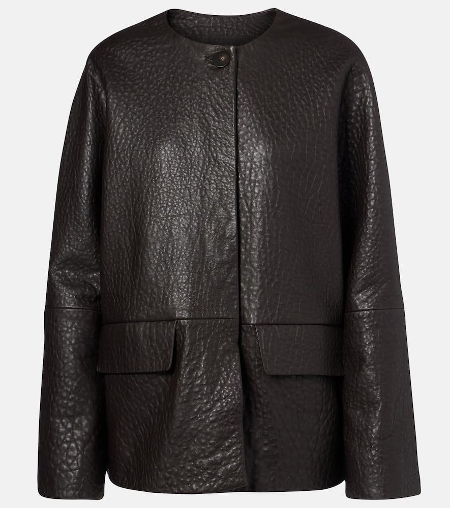 joseph barbs leather jacket