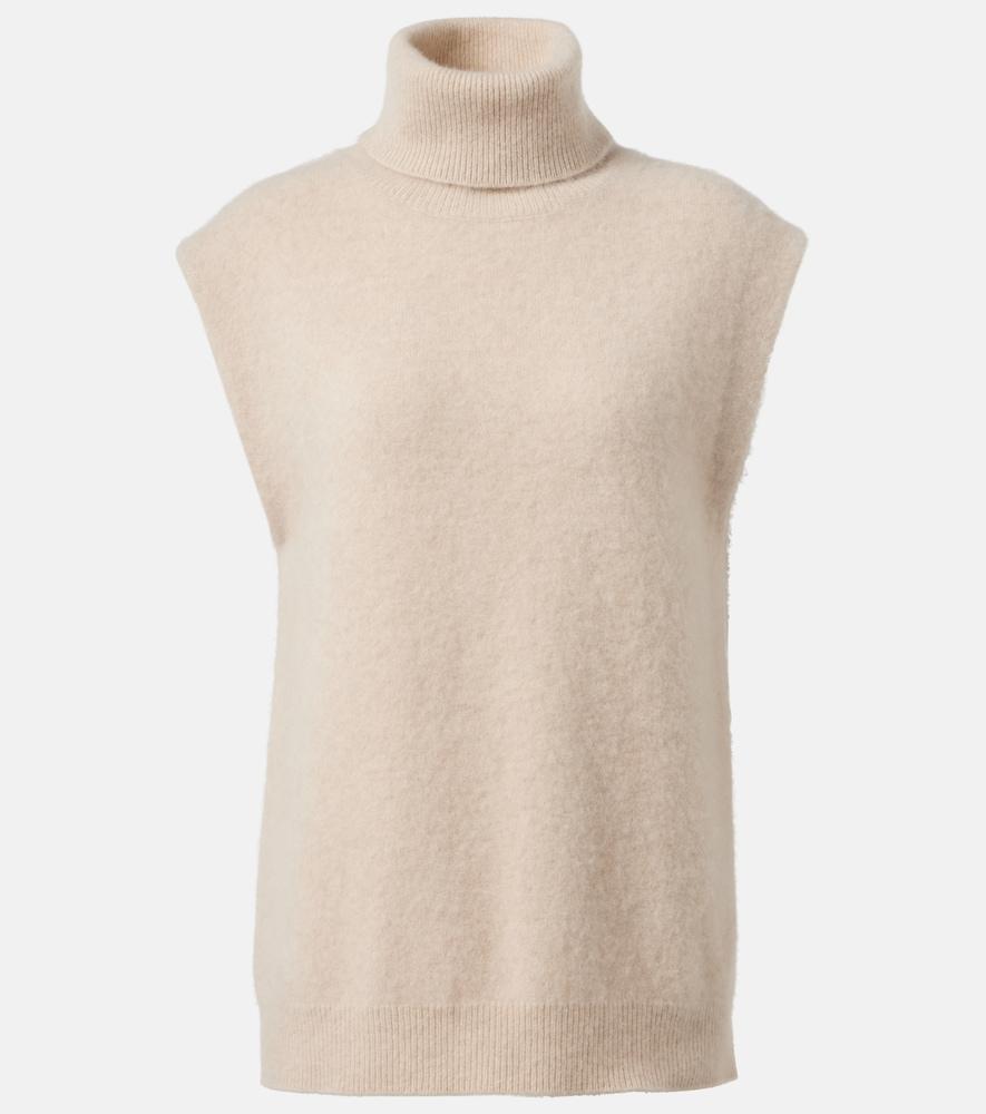 joseph cashmere turtleneck vest