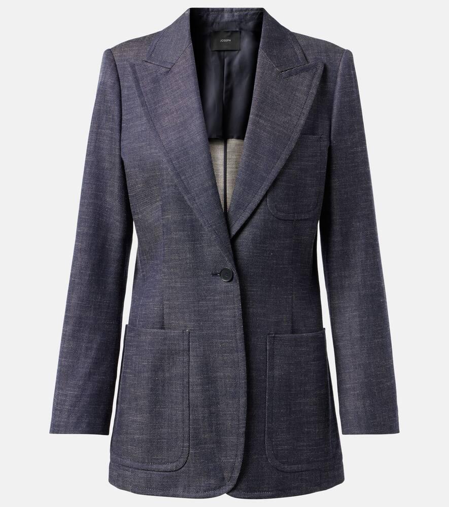 joseph cassini wool and cotton blazer