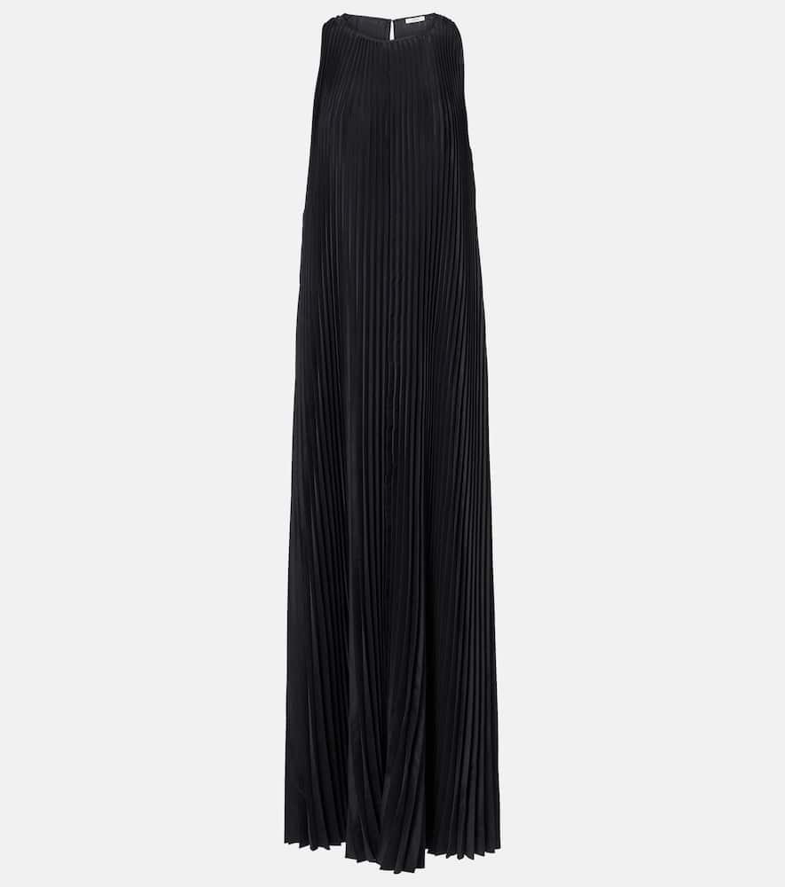 joseph chenes pleated halterneck maxi dress