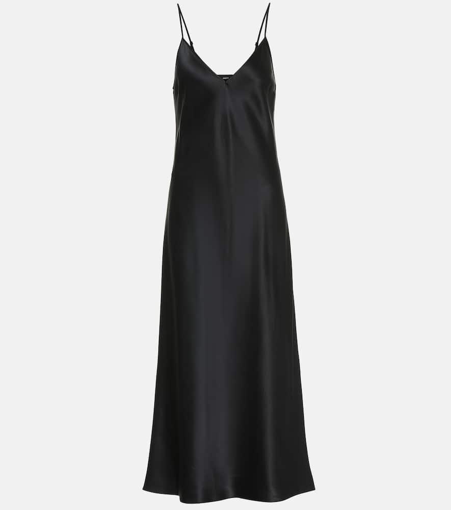 joseph clea silk satin slip dress