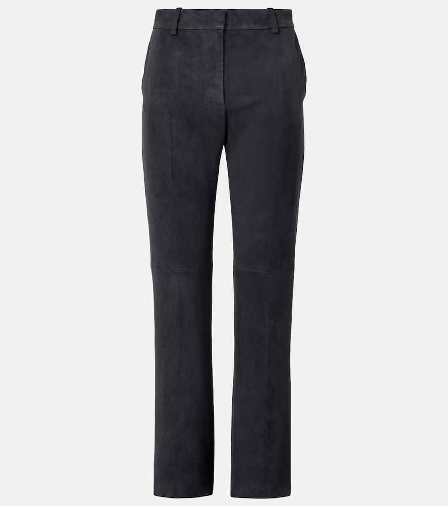 joseph coleman suede slim pants