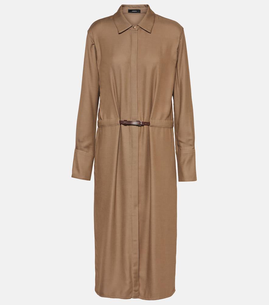 joseph daval twill midi dress