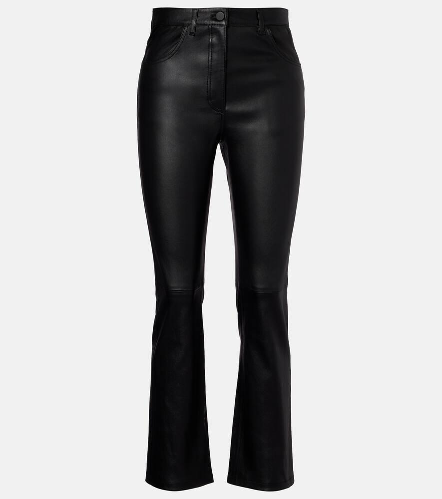 joseph duke leather slim pants