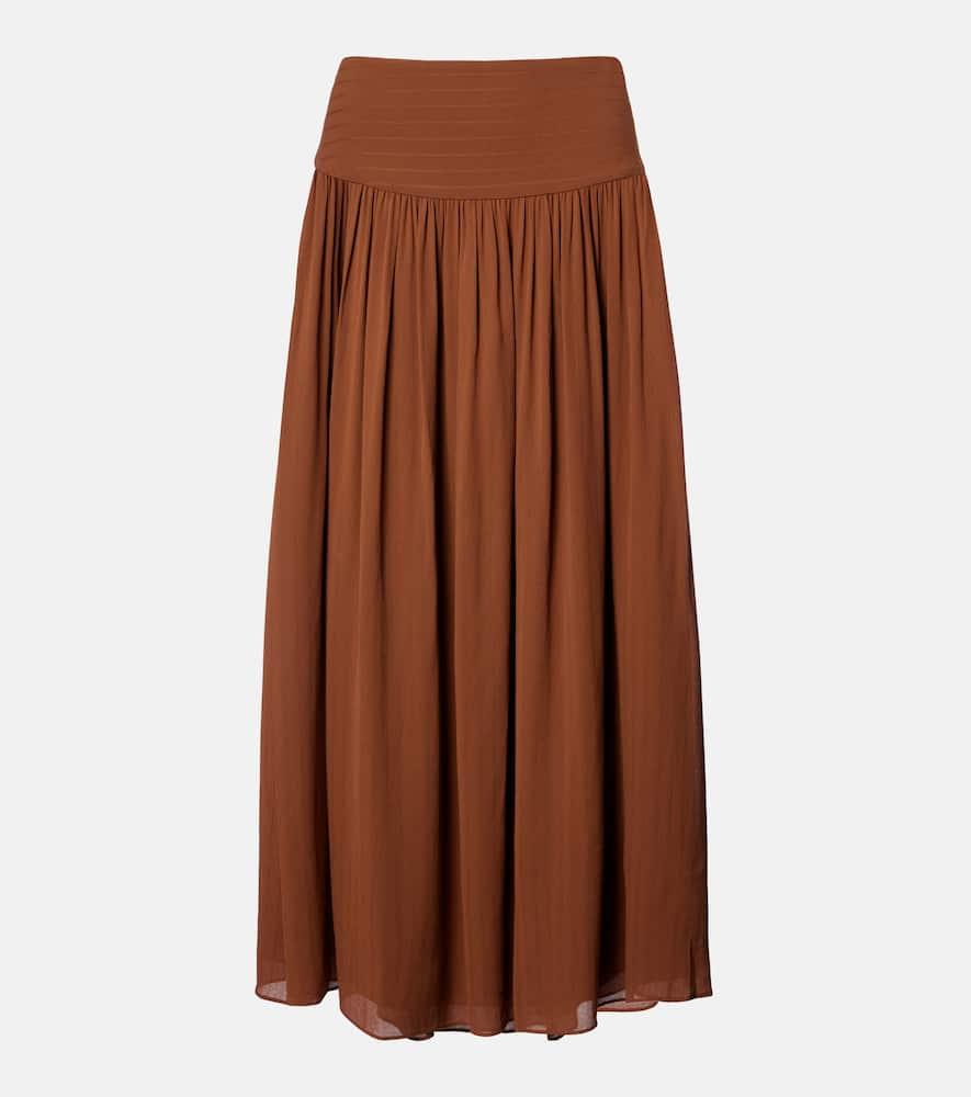 joseph gathered midi skirt