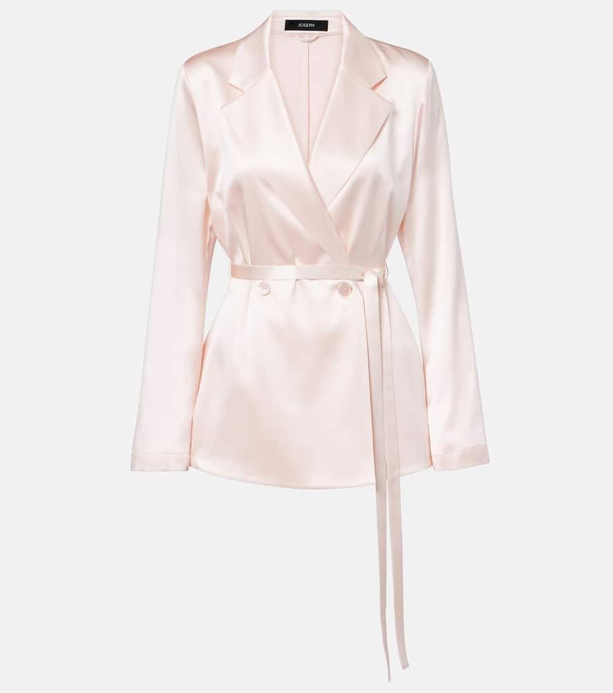 joseph joubert silk satin blazer