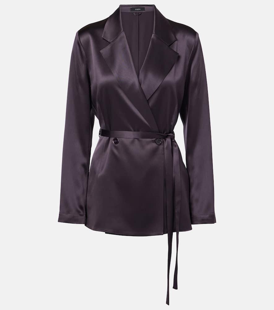 joseph joubert silk satin jacket