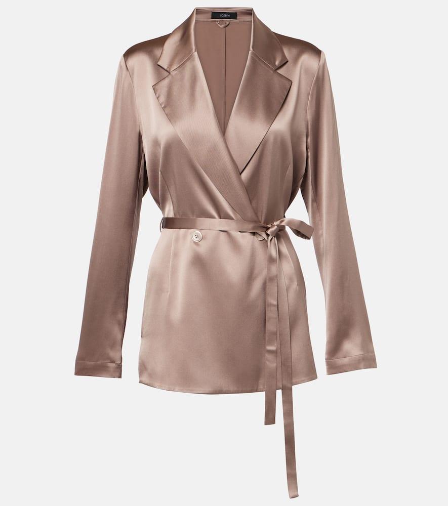 joseph joubert silk satin jacket