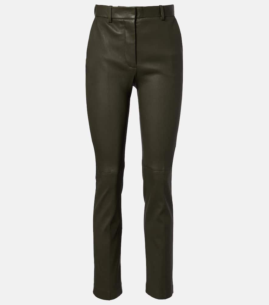 joseph leather slim pants