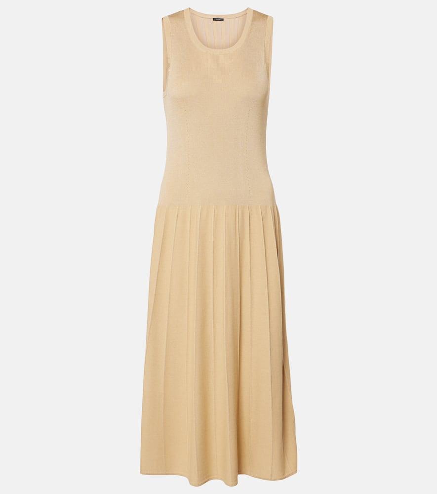 joseph pleated midi dress