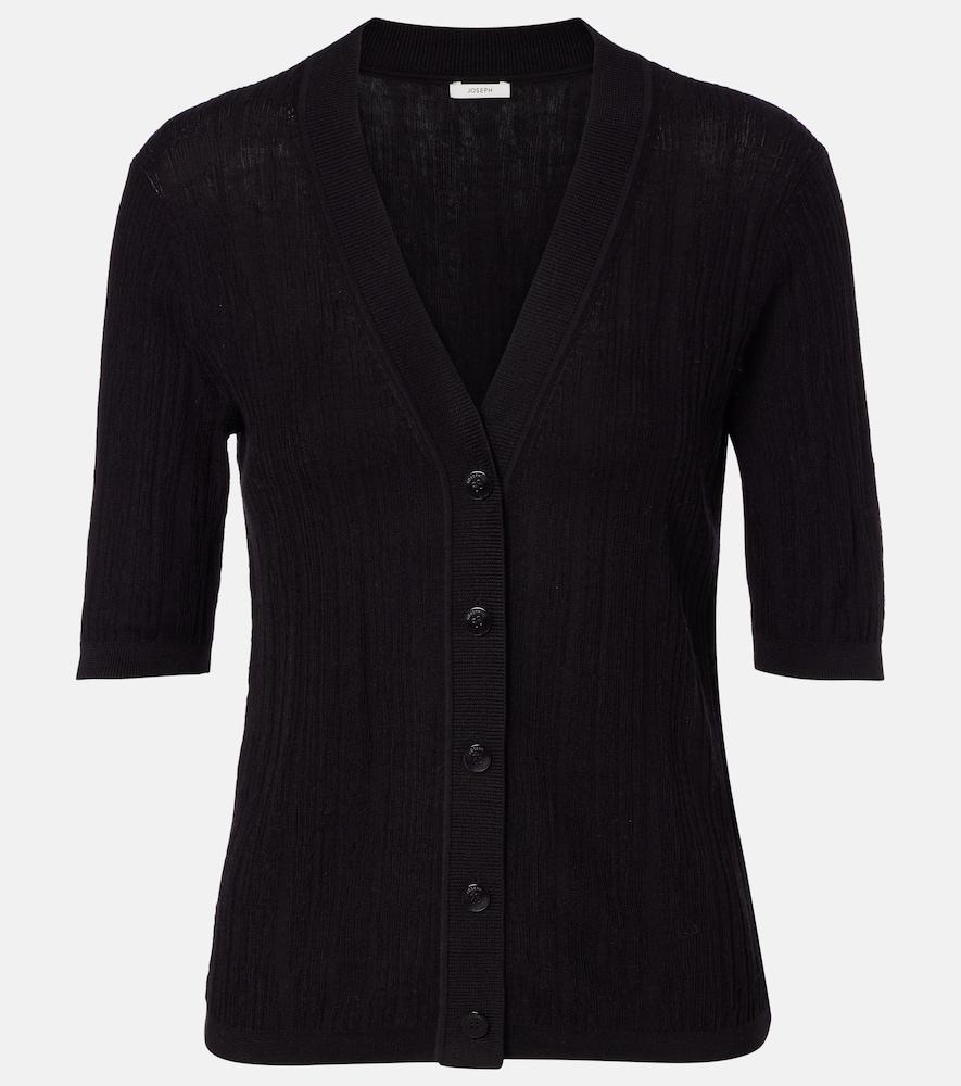 joseph sens silk and cotton cardigan